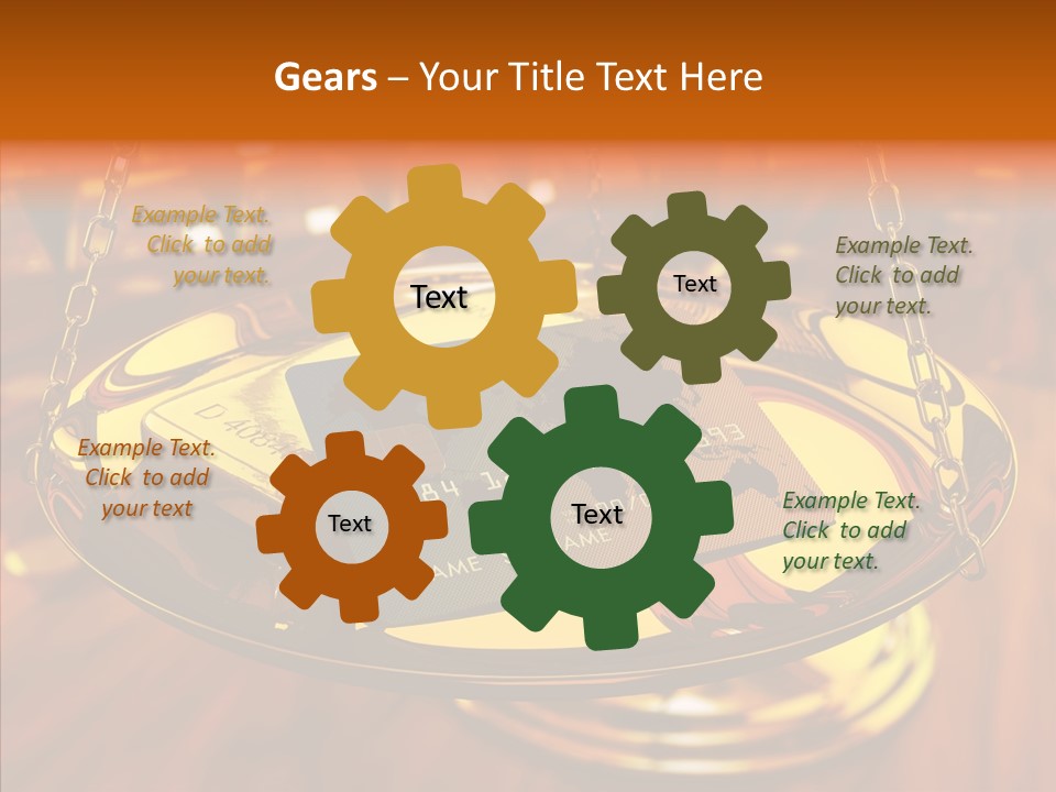 Symbol Stable Bank PowerPoint Template