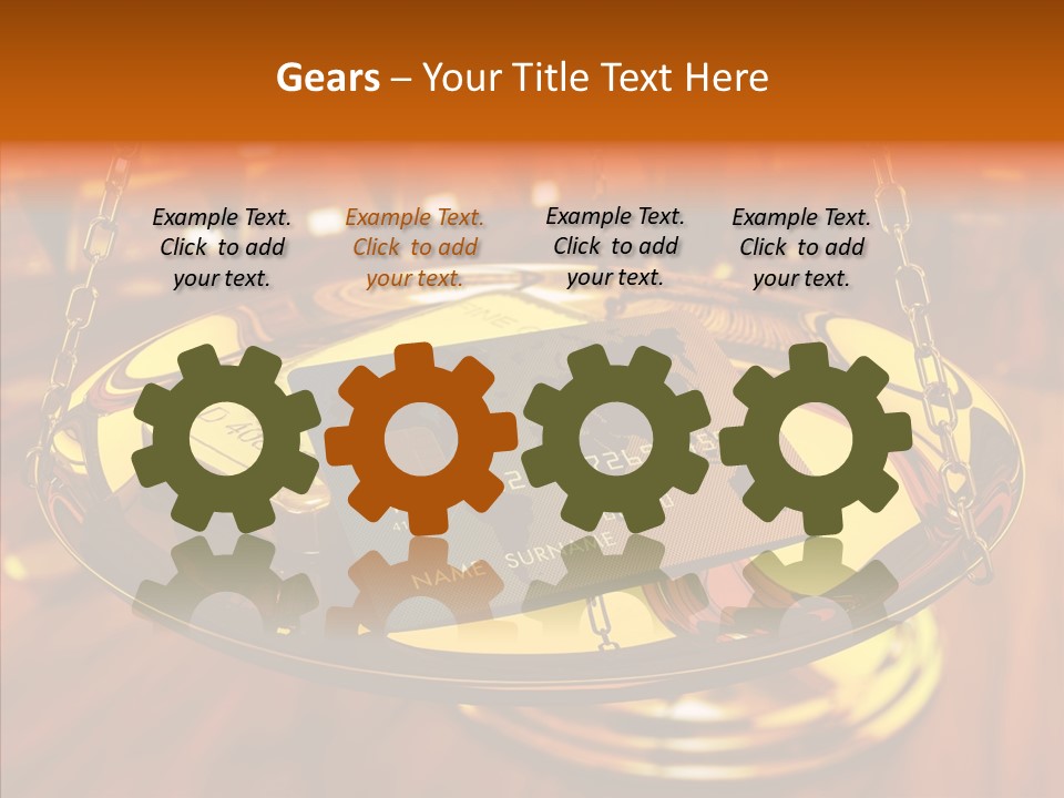 Symbol Stable Bank PowerPoint Template