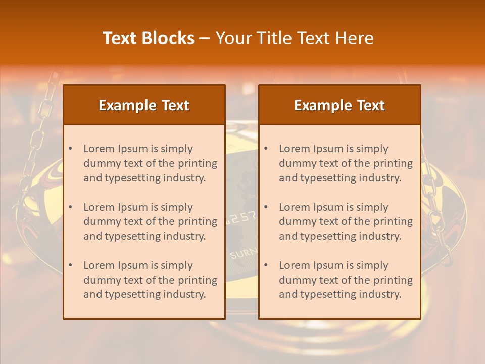 Symbol Stable Bank PowerPoint Template