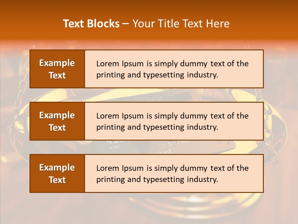 Symbol Stable Bank PowerPoint Template