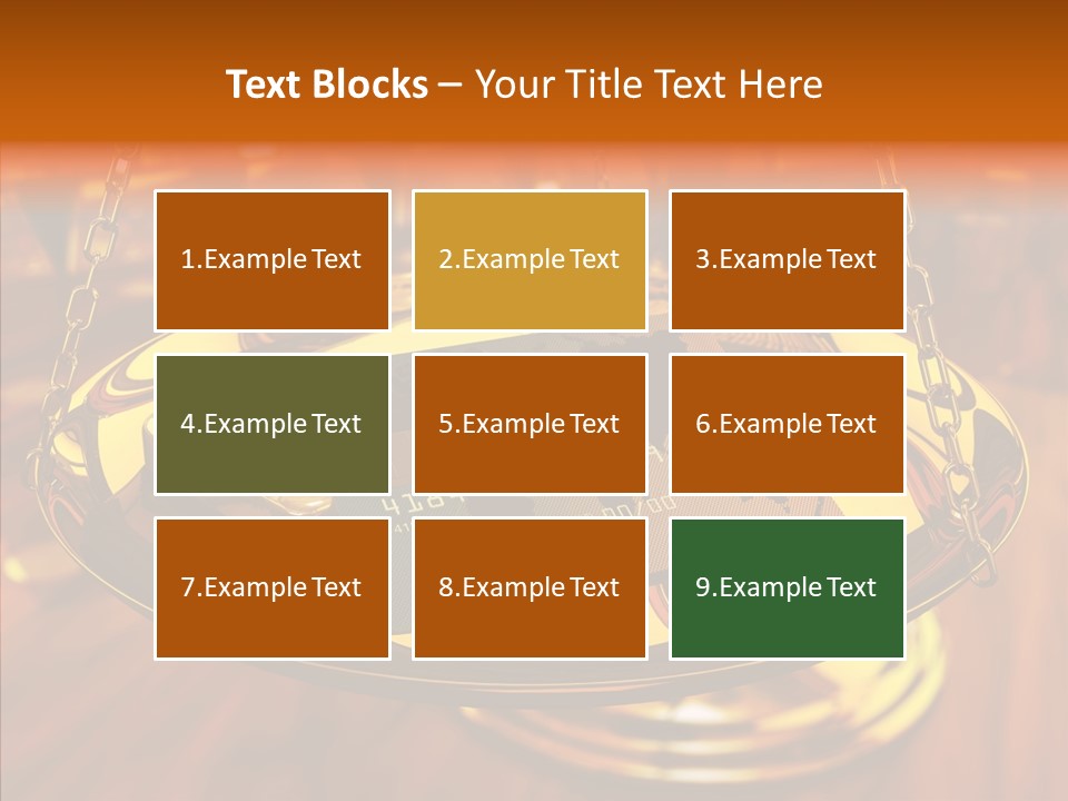 Symbol Stable Bank PowerPoint Template