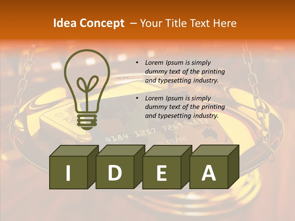 Symbol Stable Bank PowerPoint Template