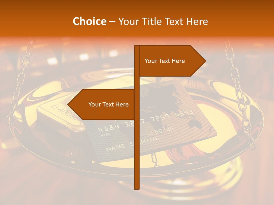 Symbol Stable Bank PowerPoint Template
