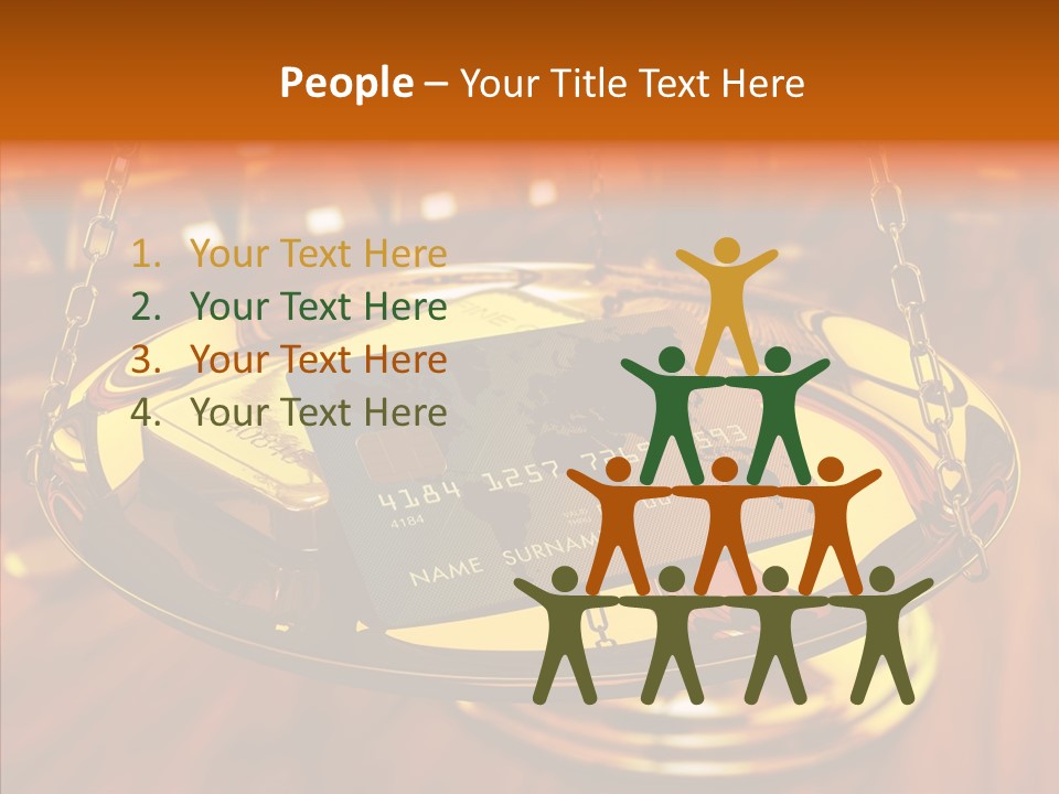 Symbol Stable Bank PowerPoint Template