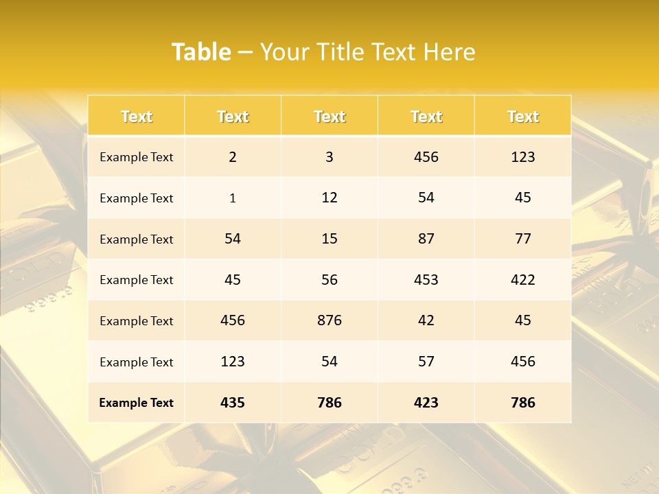 Profit Treasure Commercial PowerPoint Template
