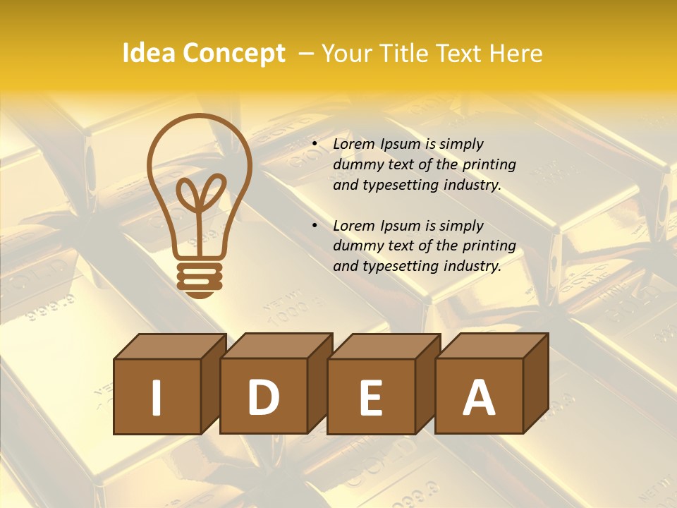 Profit Treasure Commercial PowerPoint Template