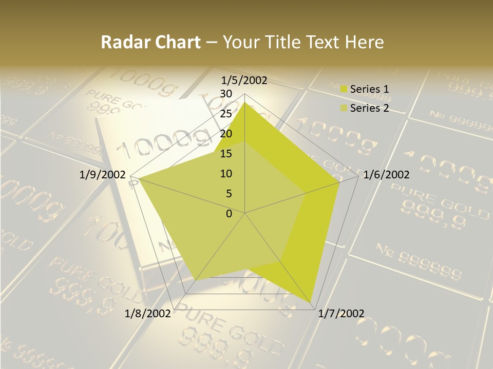 People Safe Goldbars PowerPoint Template