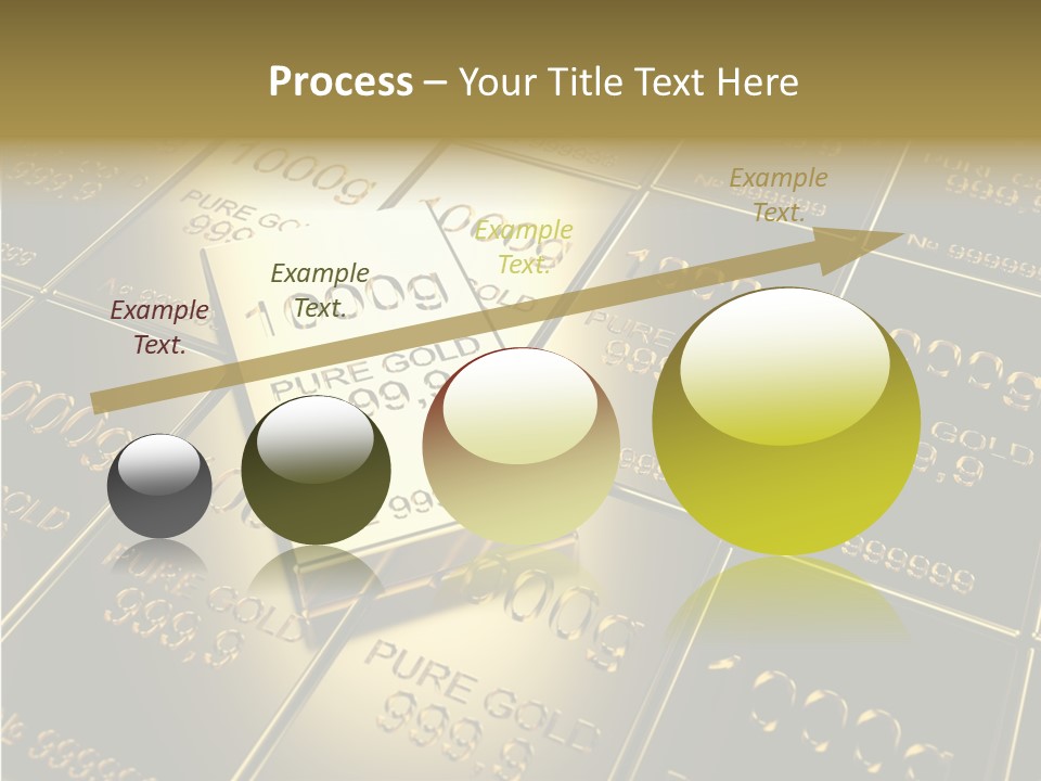 People Safe Goldbars PowerPoint Template