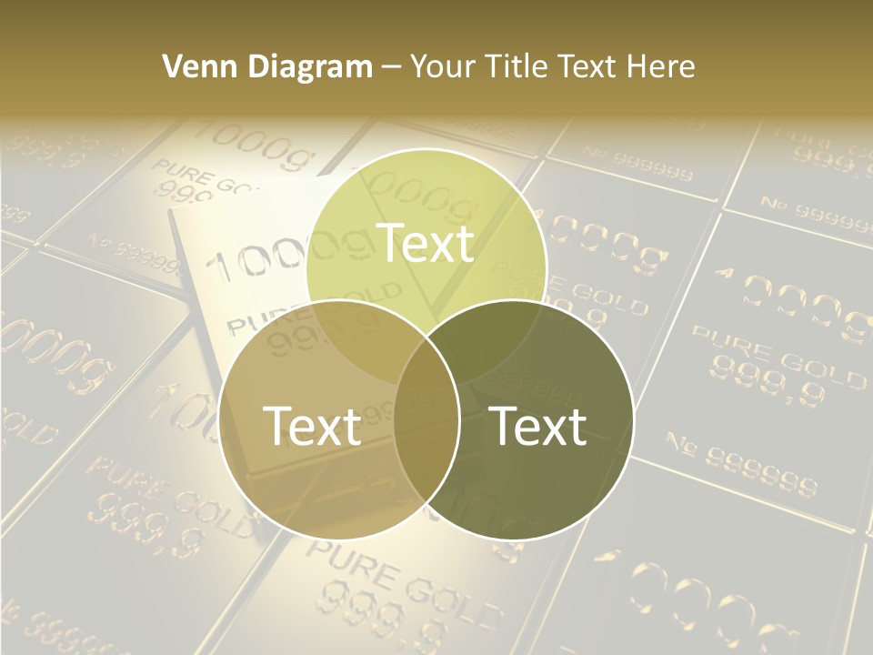 People Safe Goldbars PowerPoint Template