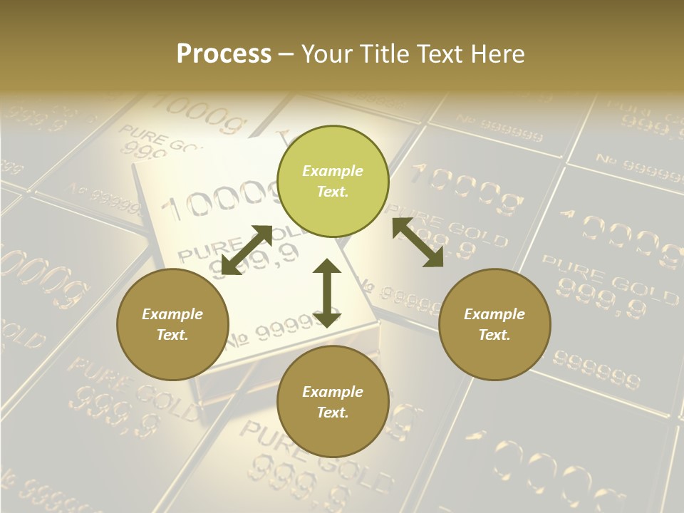 People Safe Goldbars PowerPoint Template