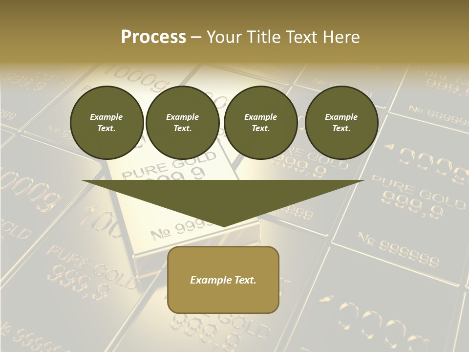 People Safe Goldbars PowerPoint Template