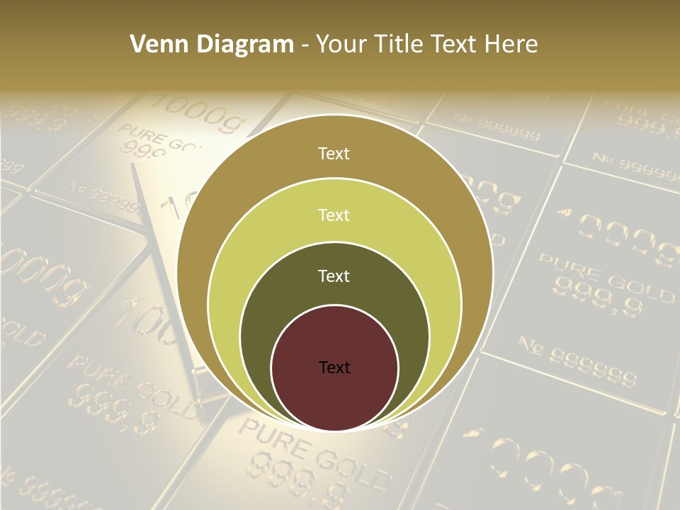 People Safe Goldbars PowerPoint Template