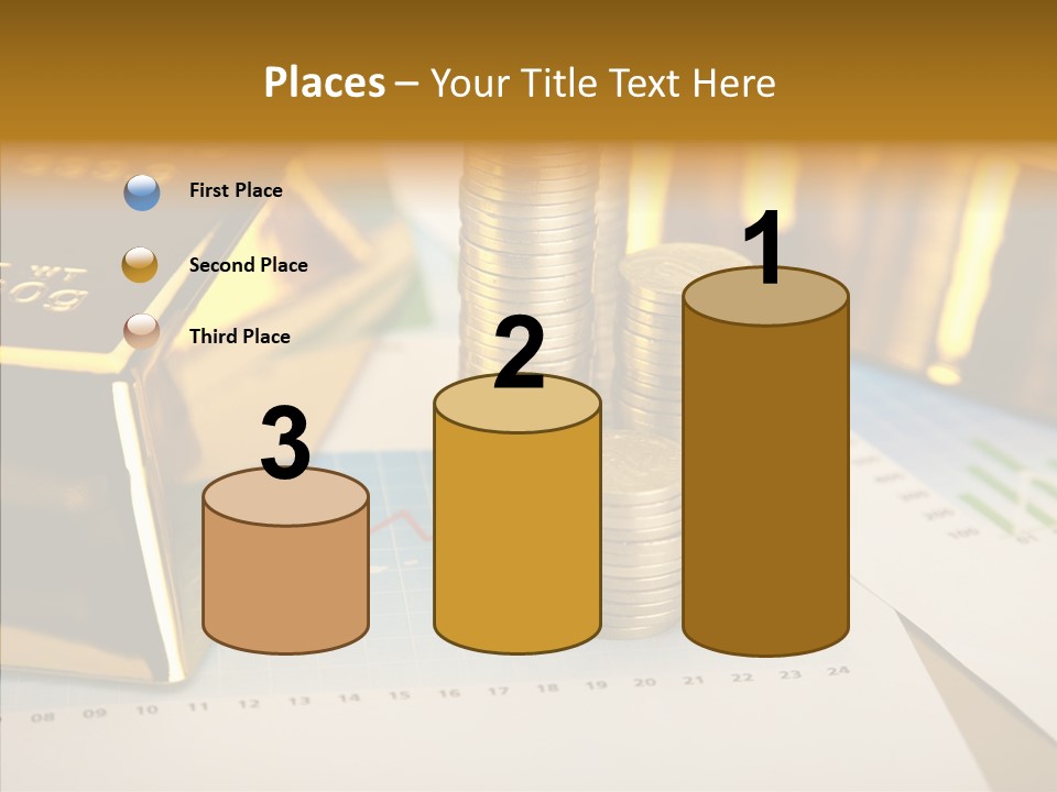 Numismatist Stock Coin PowerPoint Template