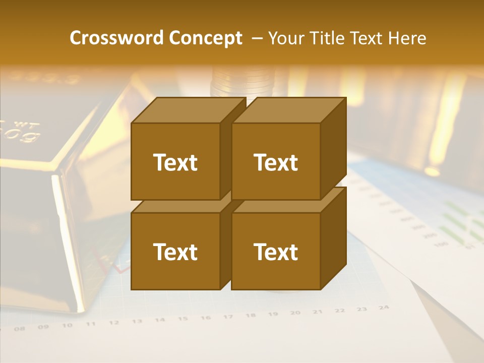 Numismatist Stock Coin PowerPoint Template