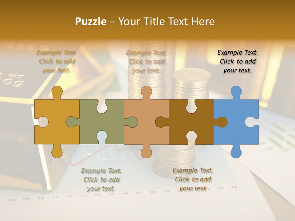 Numismatist Stock Coin PowerPoint Template