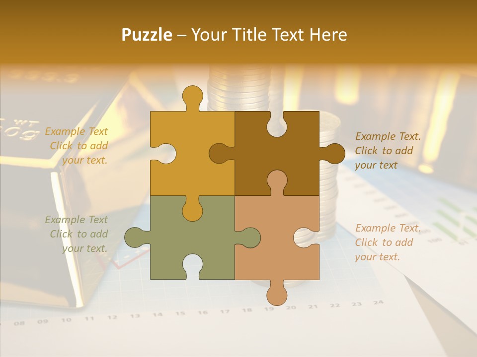Numismatist Stock Coin PowerPoint Template