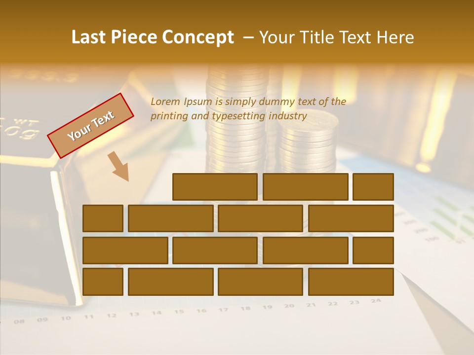 Numismatist Stock Coin PowerPoint Template
