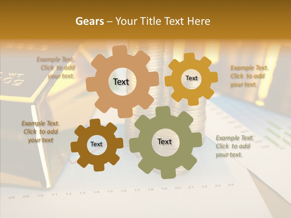 Numismatist Stock Coin PowerPoint Template