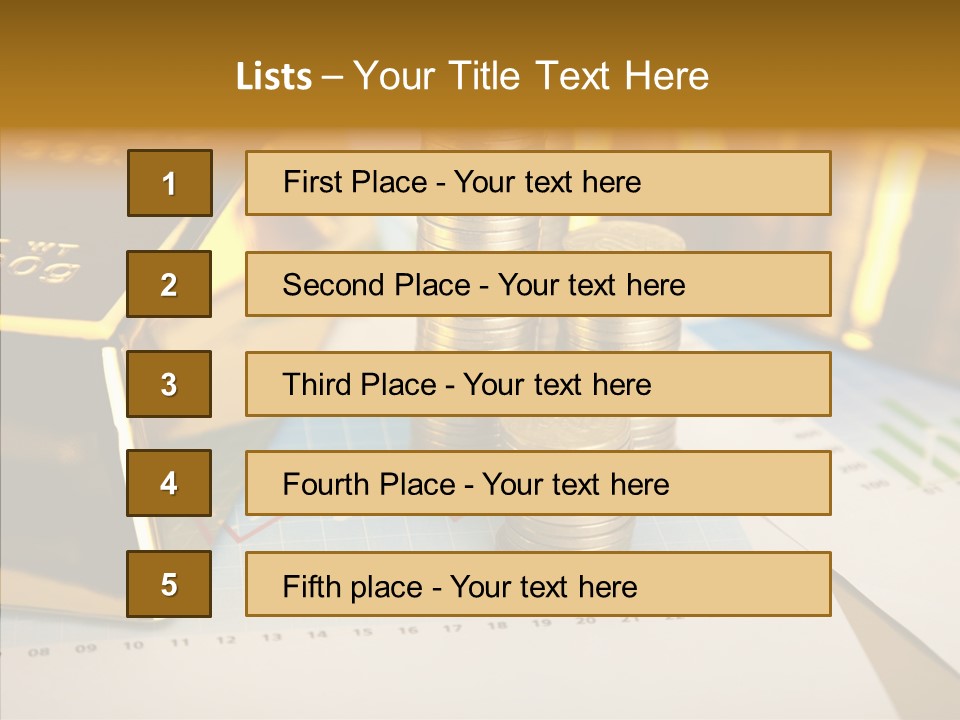 Numismatist Stock Coin PowerPoint Template