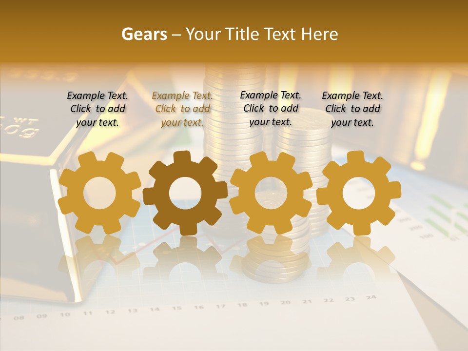 Numismatist Stock Coin PowerPoint Template