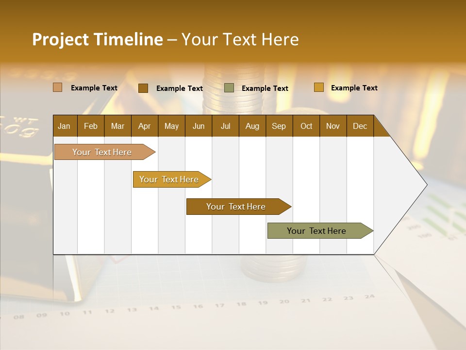 Numismatist Stock Coin PowerPoint Template