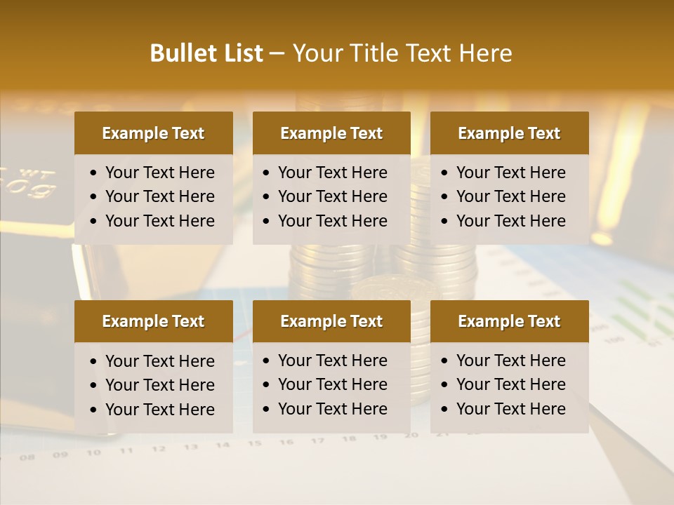 Numismatist Stock Coin PowerPoint Template