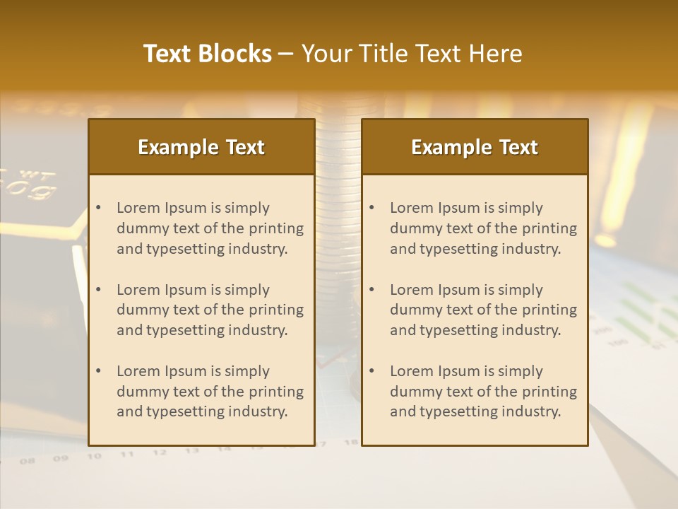 Numismatist Stock Coin PowerPoint Template