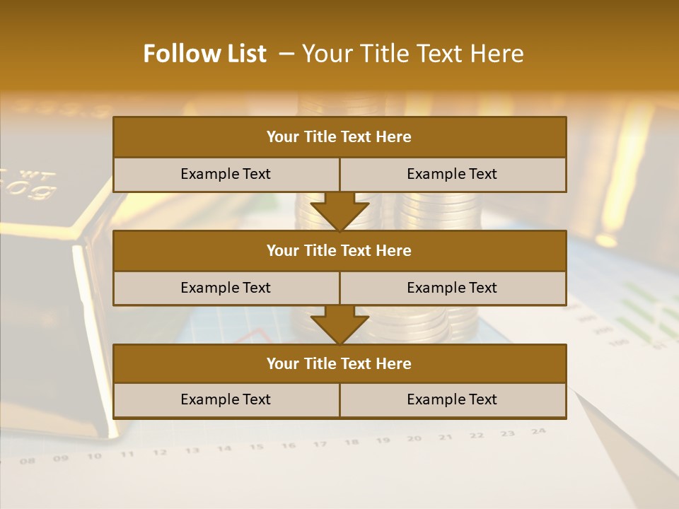 Numismatist Stock Coin PowerPoint Template