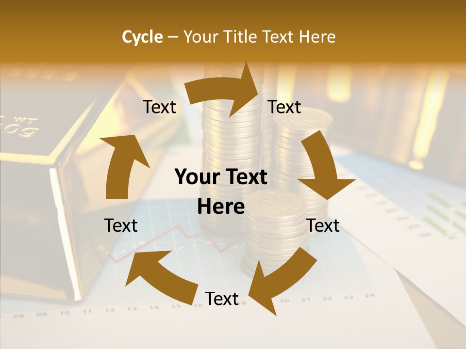 Numismatist Stock Coin PowerPoint Template