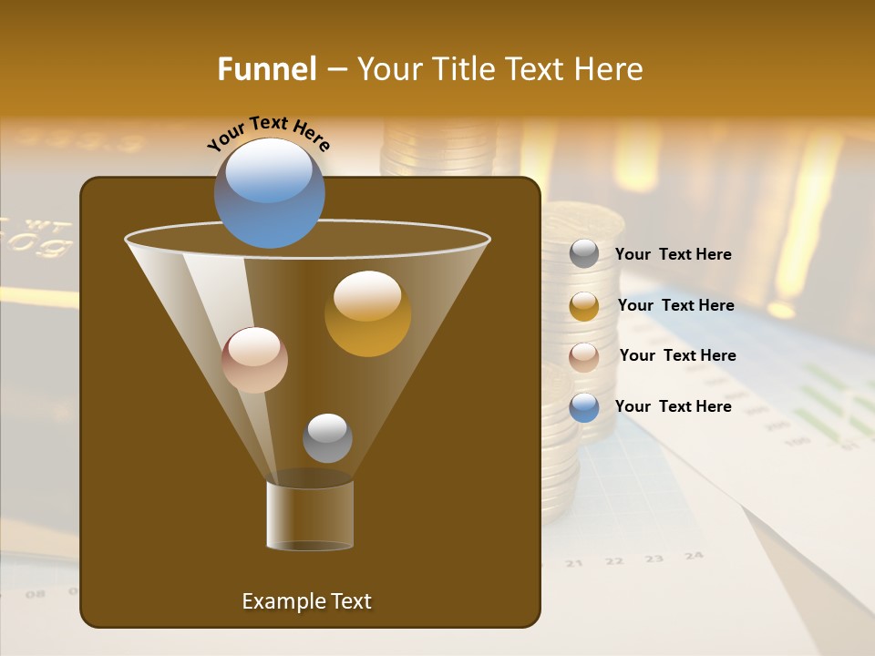 Numismatist Stock Coin PowerPoint Template