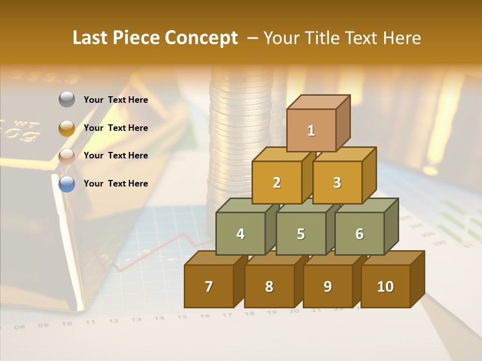 Numismatist Stock Coin PowerPoint Template