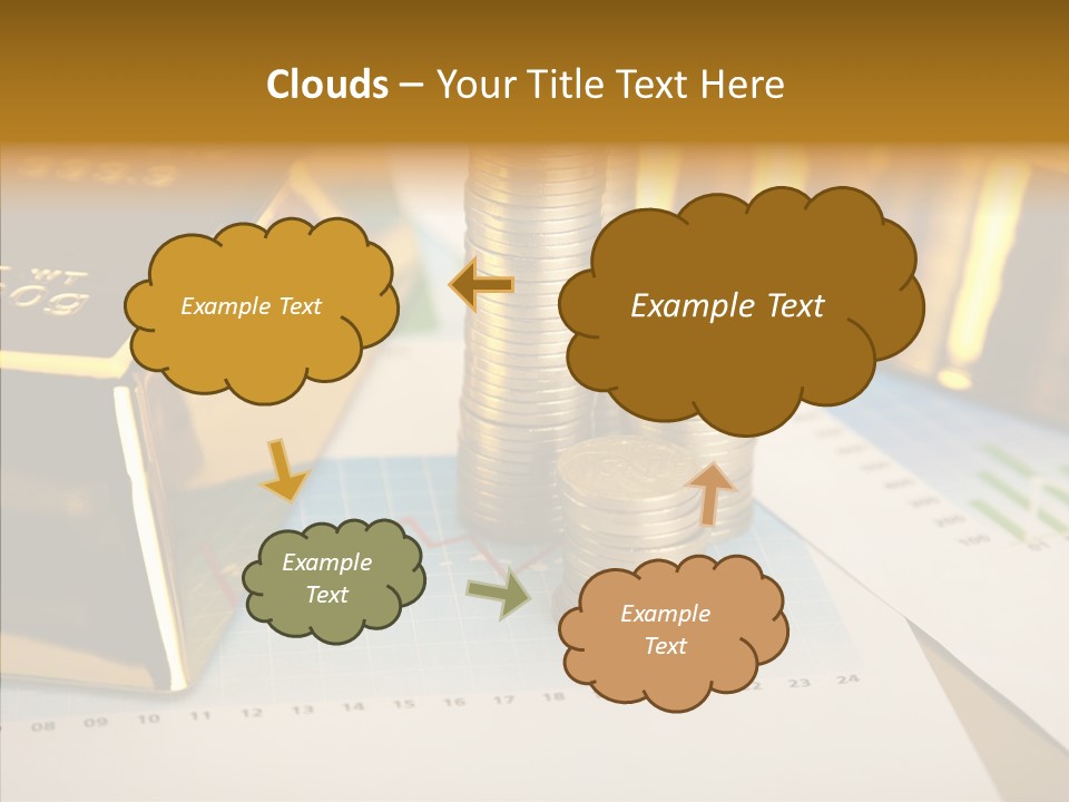 Numismatist Stock Coin PowerPoint Template