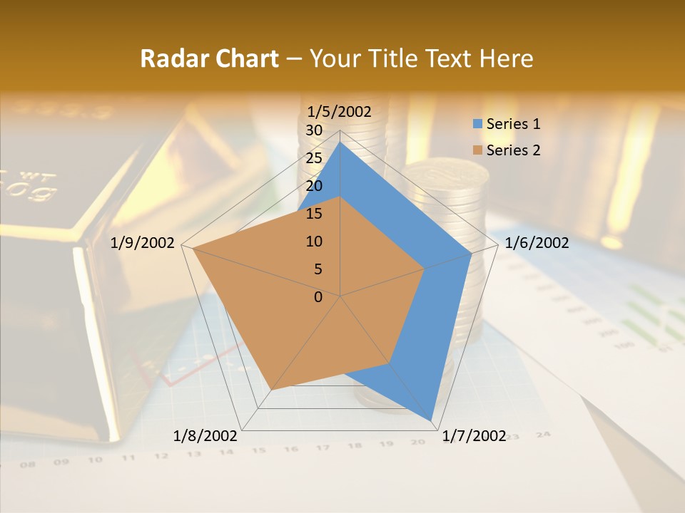 Numismatist Stock Coin PowerPoint Template
