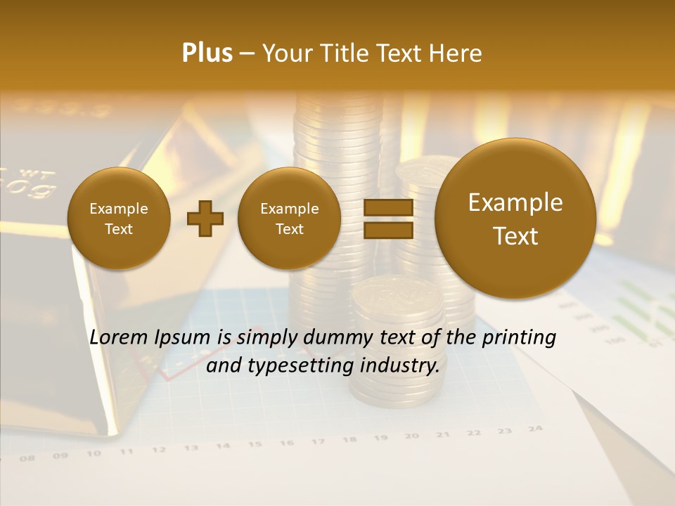 Numismatist Stock Coin PowerPoint Template