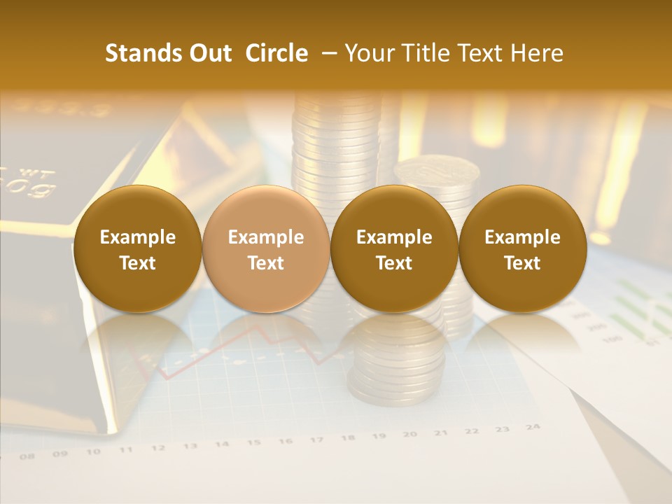 Numismatist Stock Coin PowerPoint Template