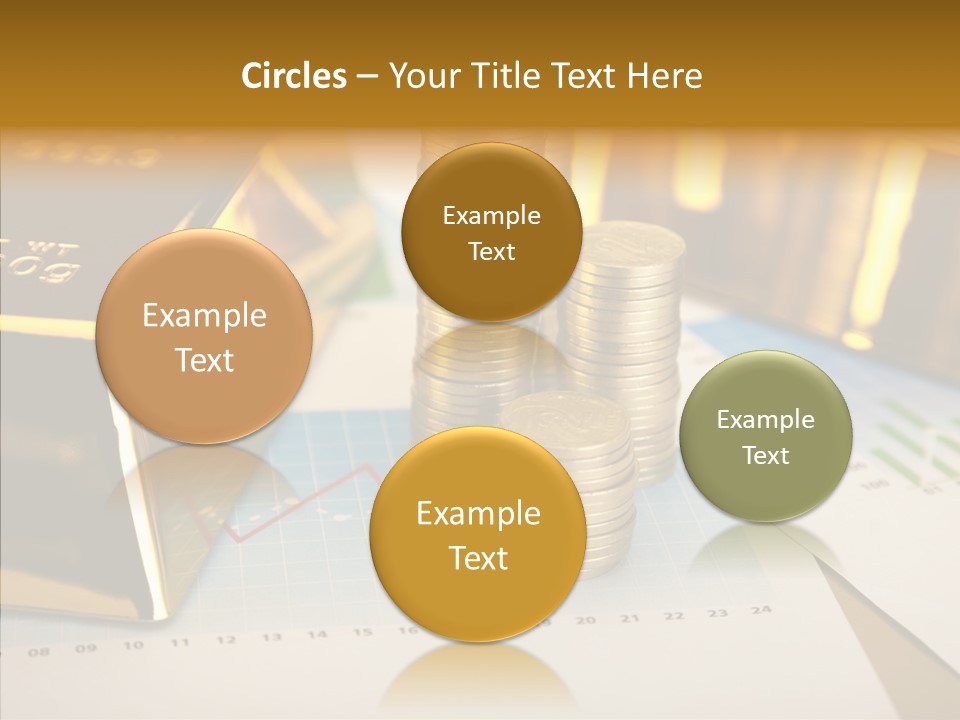 Numismatist Stock Coin PowerPoint Template
