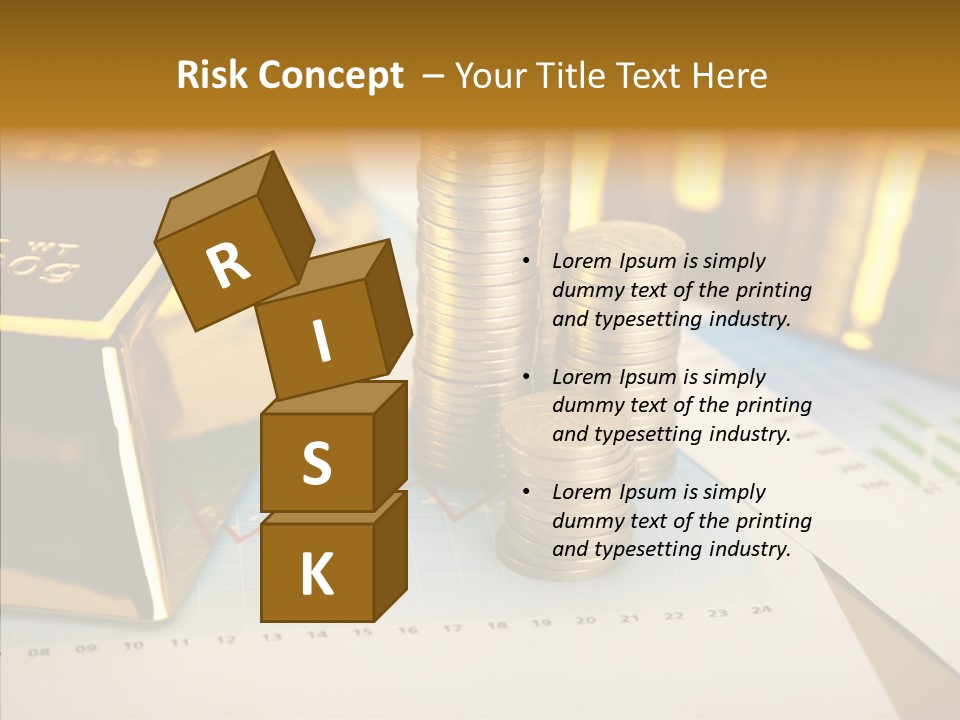 Numismatist Stock Coin PowerPoint Template