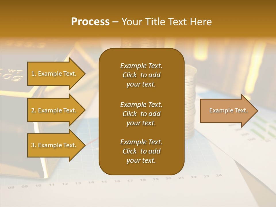 Numismatist Stock Coin PowerPoint Template