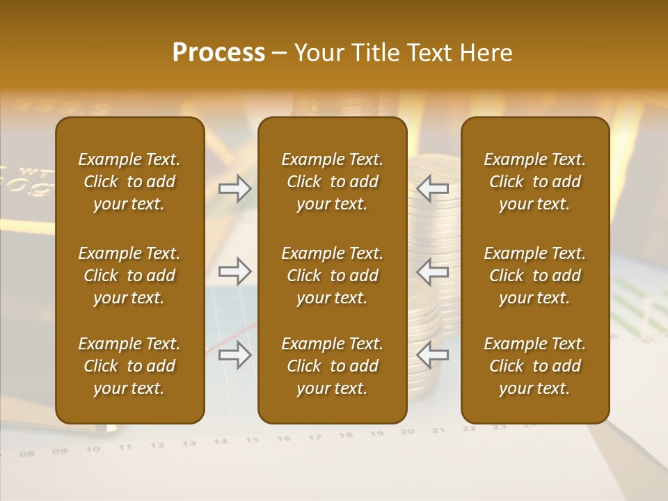 Numismatist Stock Coin PowerPoint Template
