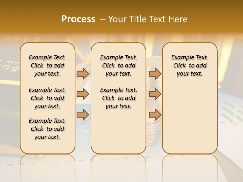 Numismatist Stock Coin PowerPoint Template