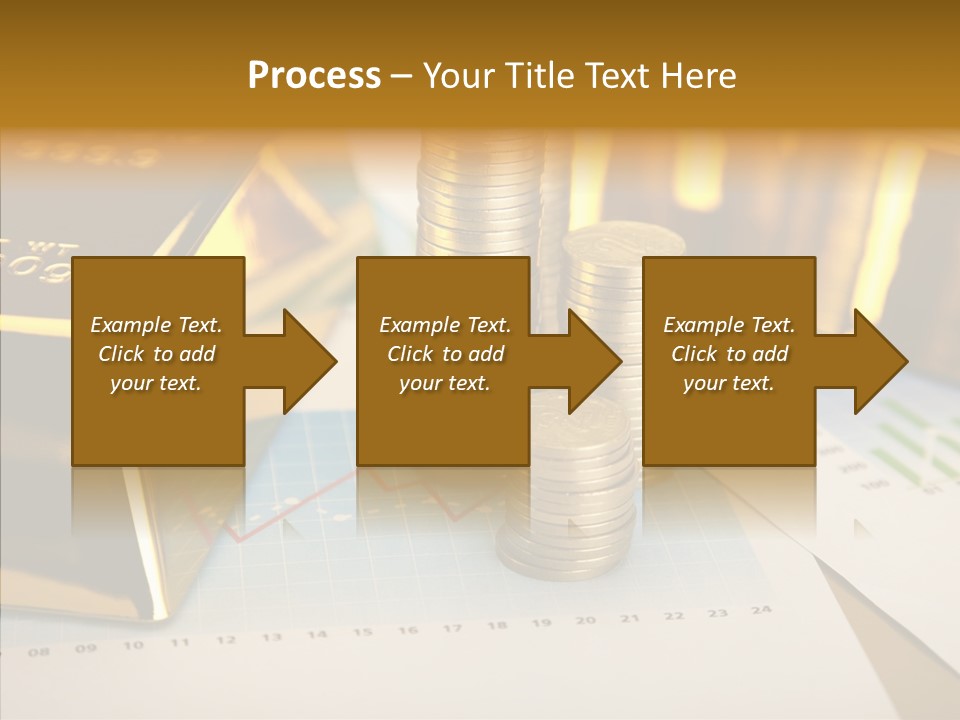 Numismatist Stock Coin PowerPoint Template