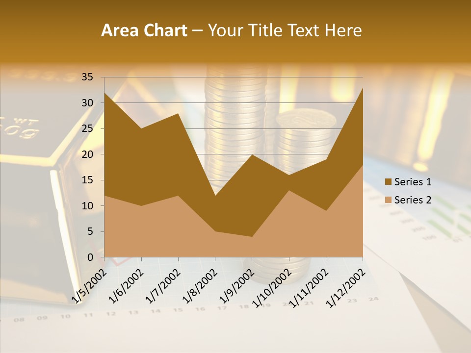 Numismatist Stock Coin PowerPoint Template