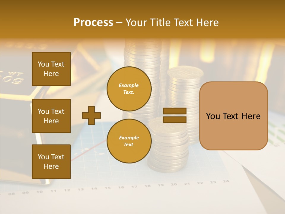 Numismatist Stock Coin PowerPoint Template