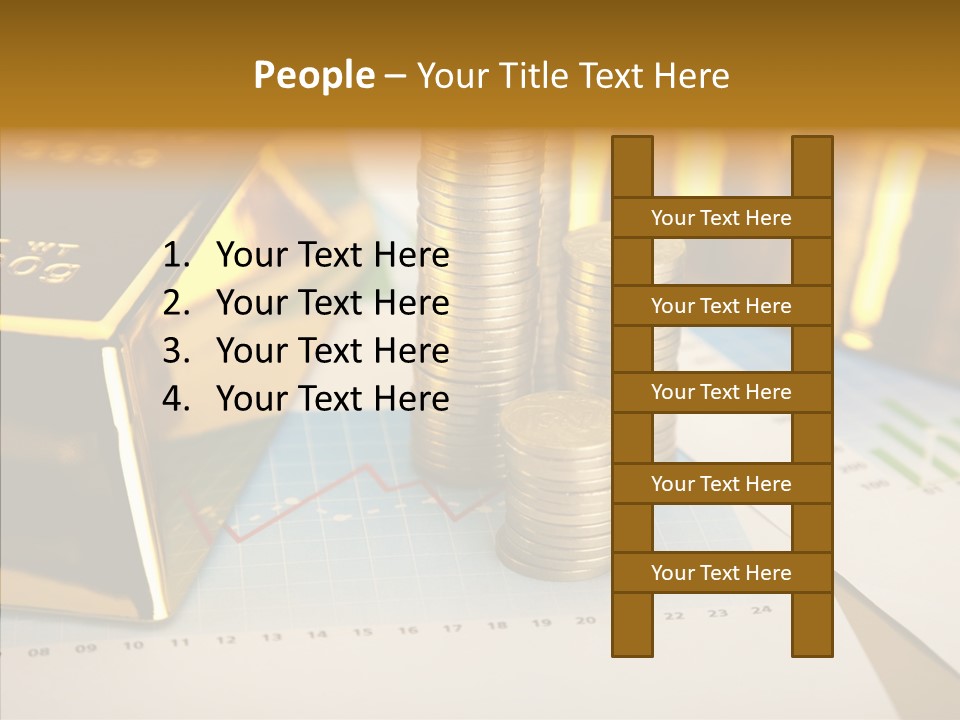 Numismatist Stock Coin PowerPoint Template