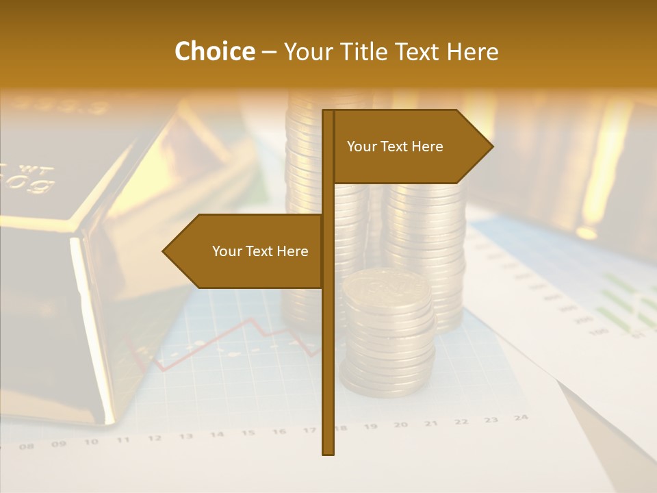 Numismatist Stock Coin PowerPoint Template