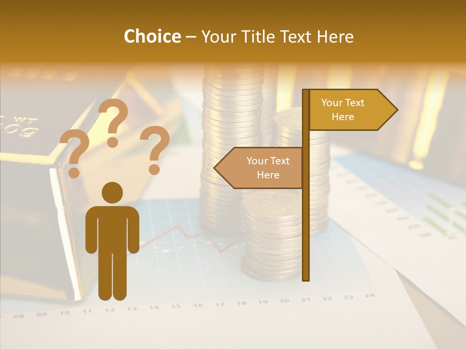 Numismatist Stock Coin PowerPoint Template