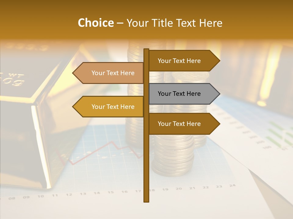 Numismatist Stock Coin PowerPoint Template
