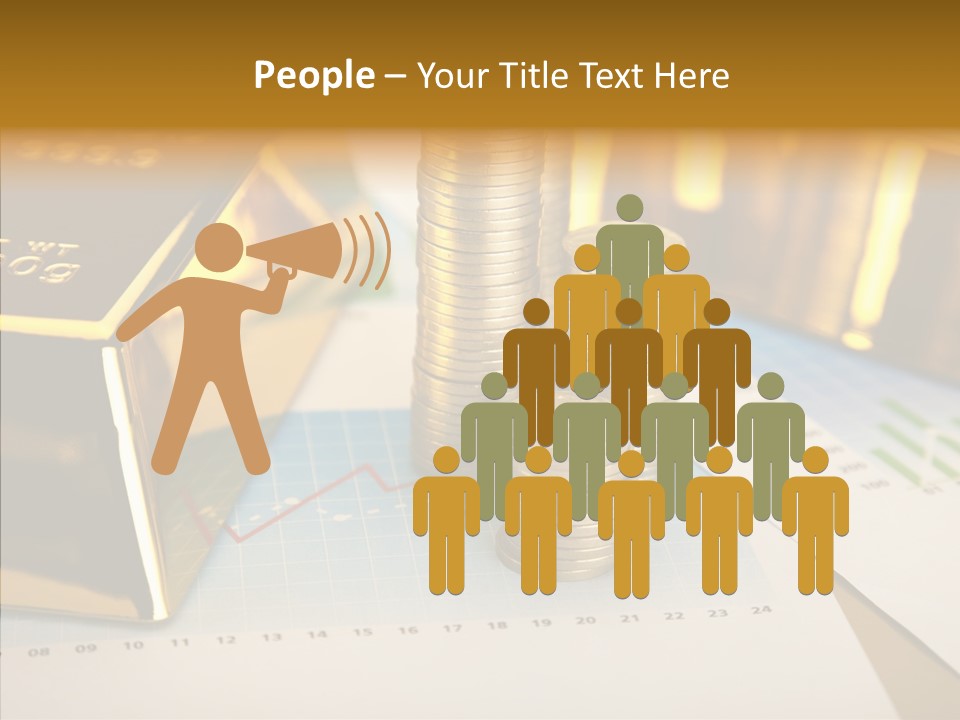 Numismatist Stock Coin PowerPoint Template