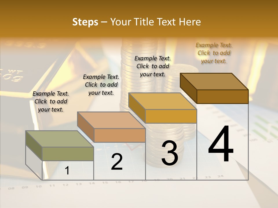 Numismatist Stock Coin PowerPoint Template