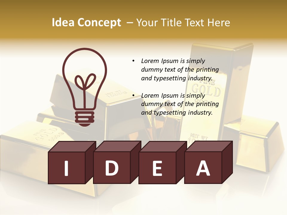 Raw Rich White PowerPoint Template